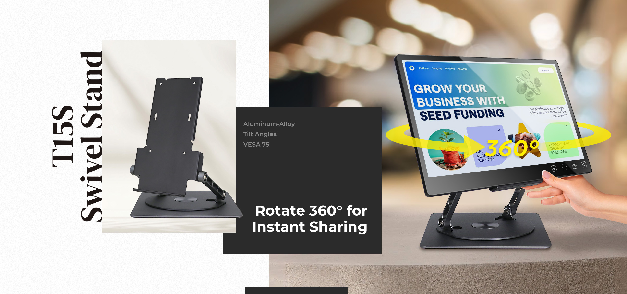 T1S5 Swivel Stand