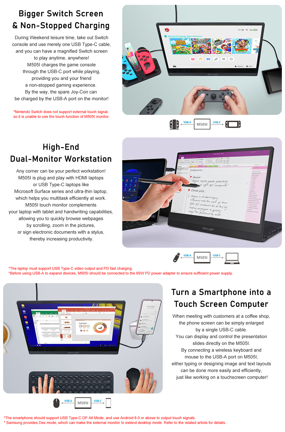 External Add-On Touch Screens