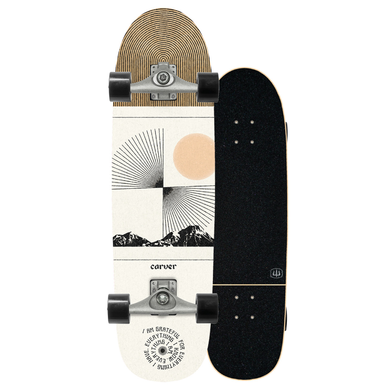 限定価格セール Carver Skateboards Triton Argon C5 Complete Surf Skate Board  スケートボード