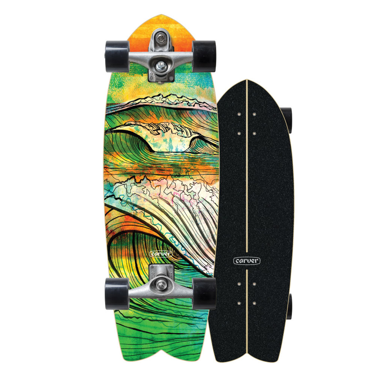 Carver Super Surfer C7 Raw 32 9.875 Inches : : Sports & Outdoors