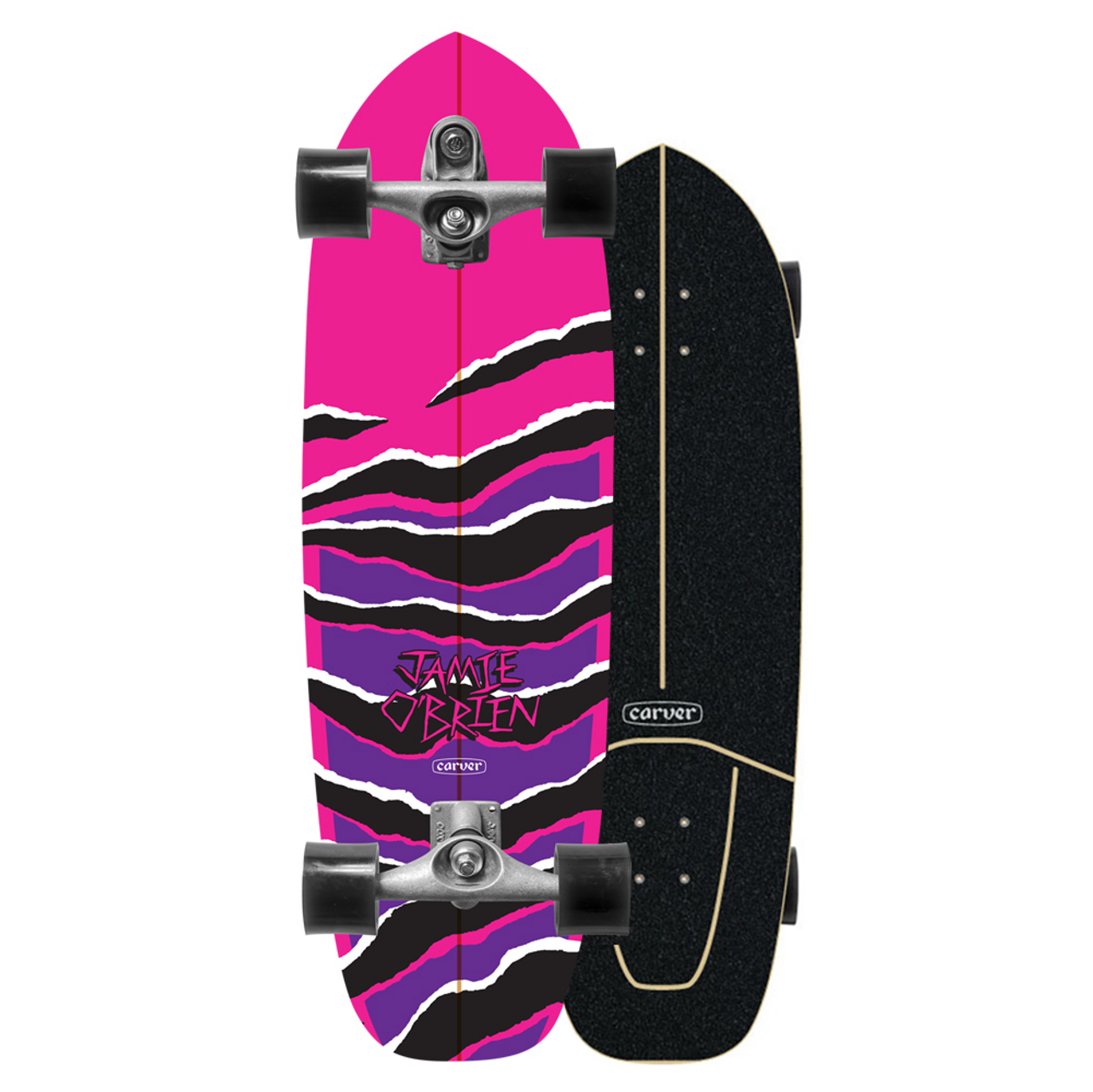 33.5 J.O.B Pink Tiger Surfskate Complete C7