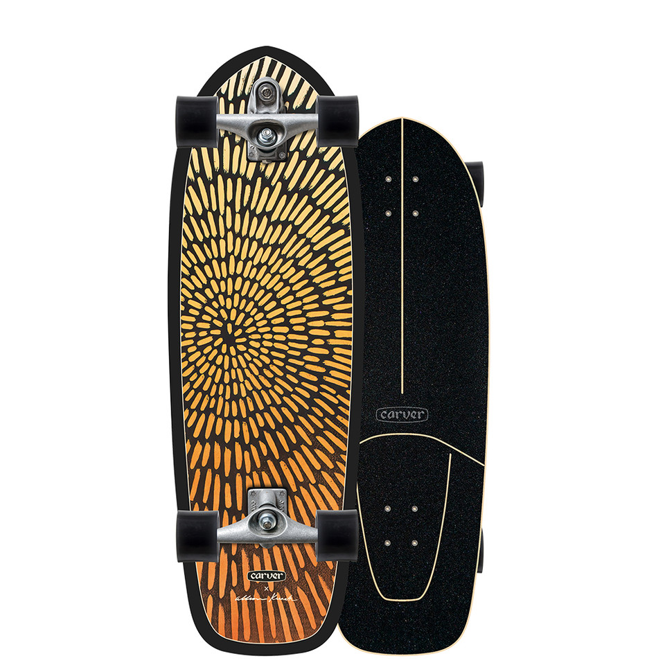 限定価格セール Carver Skateboards Triton Argon C5 Complete Surf Skate Board  スケートボード