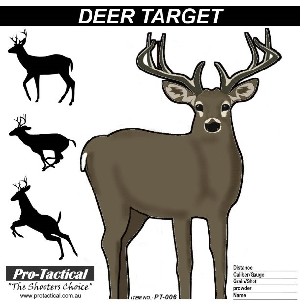 Max Target Deer Paper Shooting Target Aushunter Online