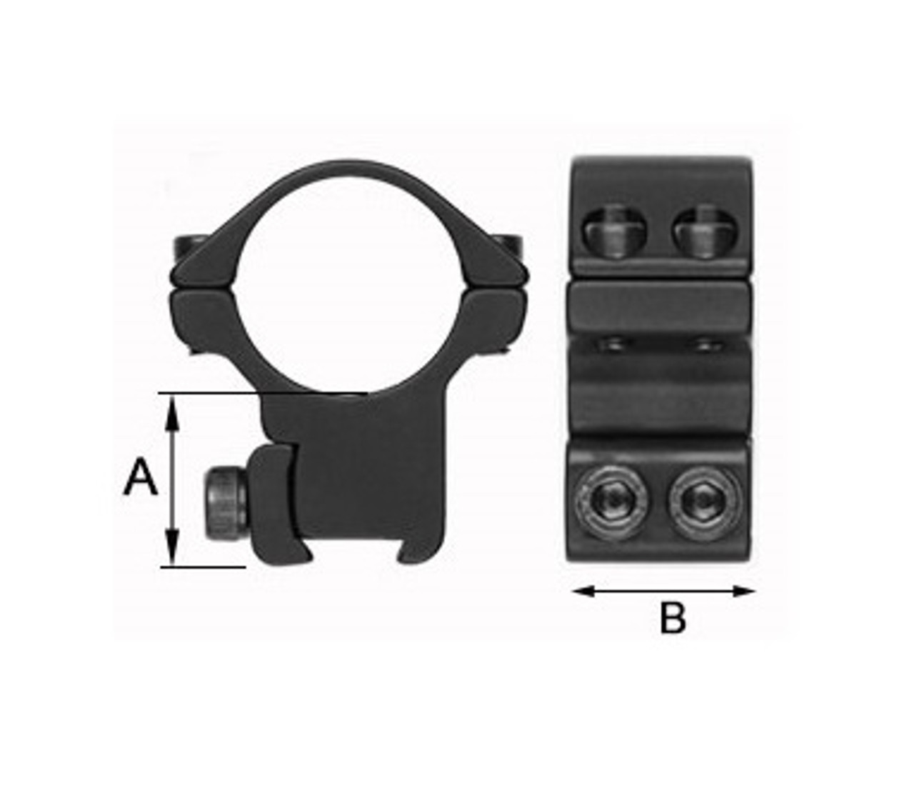 Sportsmatch HTO71 3/8 Dovetail Rings