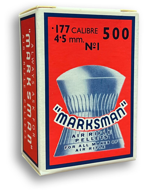 Marksman .177 Round Head Air Rifle Pellets - 500 Pack (Box)