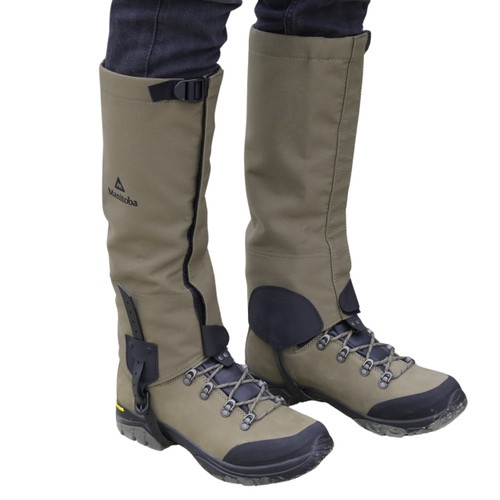 Manitoba Bluff Long Gaiters - Dark Khaki