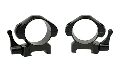 Pecar Optics 30mm Rings Medium Weaver Style Steel QD