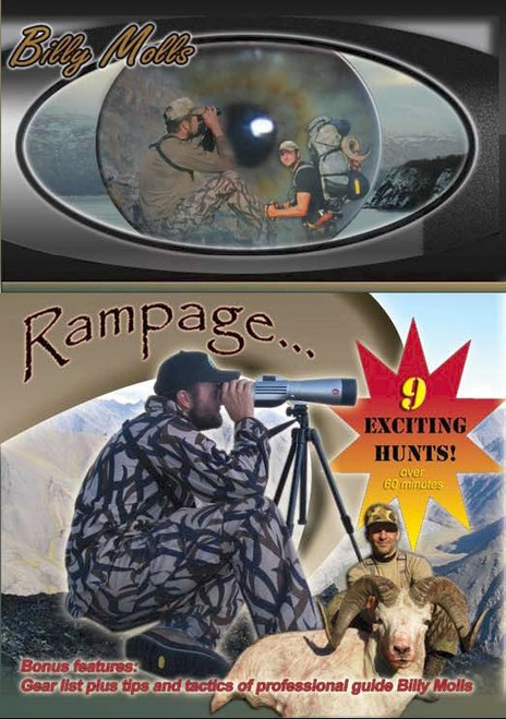 billy molls alaskan hunting adventure shooting dvd movie rampage