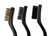 Pro-Tactical Utility Brush 3 Pack - Bronze, Nylon, Steel