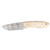 Rigby Kasai Knife Damascus Blade (White Handle)