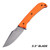 Hogue Extrak Knife 3.3" Fixed Clip Point Blade Magnacut - Tumbled Finish