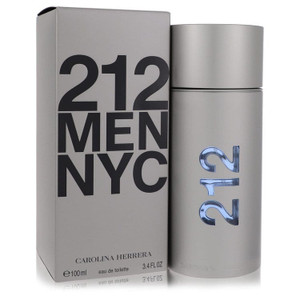 212 by Carolina Herrera Eau De Toilette Spray (New Packaging) 3.4 oz (Men) V728-414604