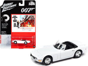 1967 Toyota 2000GT Convertible White (James Bond 007) "You Only Live Twice" (1967) Movie "Pop Cultu F977-JLPC002-JLSP125