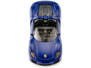 Porsche 918 Spyder Matt Blue Diecast Model Car by Siku F977-1475