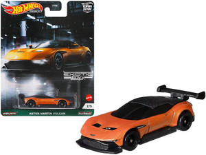 Aston Martin Vulcan Orange Metallic "Exotic Envy" Series Diecast Model Car by Hot Wheels F977-GRJ77