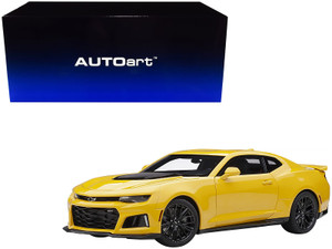 Chevrolet Camaro ZL1 Bright Yellow 1/18 Model Car by Autoart F977-71205