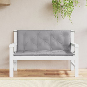 Garden Bench Cushions 2pcs Gray 47.2"x19.7"x2.8" Oxford Fabric A949-361679
