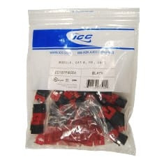 Module cat 6 hd 25pk black C403-TDICC-IC107F6CBK
