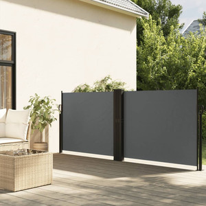 Retractable Side Awning Anthracite 55.1"x236.2 A949-4004613