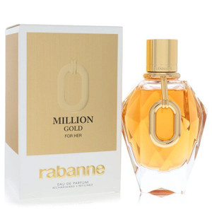 Paco Rabanne Million Gold by Paco Rabanne Eau De Parfum Refillable Spray 3 oz (Women) V728-568828