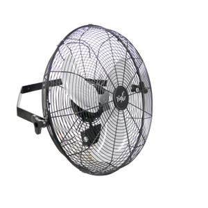 Vie Air Dual Function 18 Inch Wall Mountable Tilting Fan with 3 Speed Motor in Black D970-VA-18W