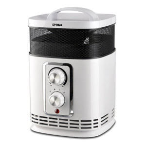 Optimus Portable 360 Surround Ceramic Heater with Thermostat D970-H-7232