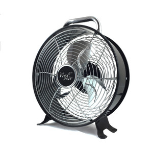 Vie Air 12 Inch High Velocity Dual Speed Retro Metal Drum Fan D970-VA-12DF