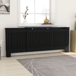 MDF Radiator Cover Black 80.7 A949-325556