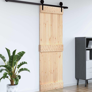  Flat Door NARVIK 33.5 x 82.7 in Solid Pine Wood (Untreated) A949-42047084