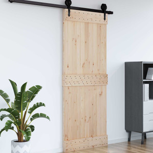  Flat Door NARVIK 31.5 x 82.7 in Solid Pine Wood (Untreated) A949-42047083