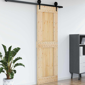  Plain Door NARVIK 27.6" x 82.7" Solid Pine Wood (Untreated) A949-42047088