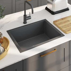  Handmade Kitchen Sink Black Stainless Steel A949-145084