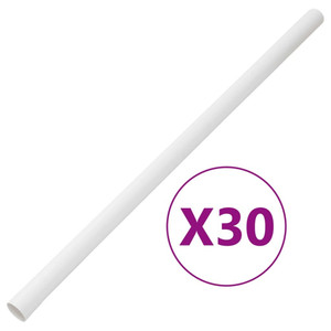  Cable Trunkings with Clips 1.2" 98.4'PVC A949-155907