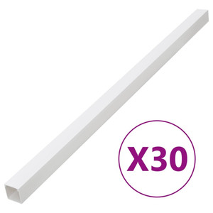  Cable Trunking 2.4"x1.6" 98.4'PVC A949-155934