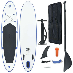  Stand Up Paddle Board Set SUP Surfboard Inflatable Blue and White A949-92204