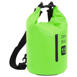  Dry Bag with Zipper Green 4 gal PVC A949-92776