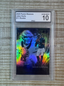 Jalen Hurts 2020 Rookie Panini Illusions #11 Philadelphia Eagles - Gem Mint 10 X584-WTCgBc7hWlXd