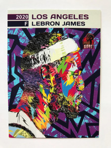 Lebron James 2020 GOAT Artist Abstract Card 1 of 1000 X584-1vkxooXEJsoM