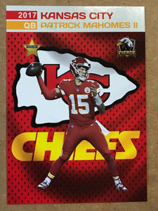 Patrick Mahomes 2017 Fierce Star Rookie Football Card 1 of 1000 - Kansas City Chiefs X584-VuYZ7tG2E1Ks
