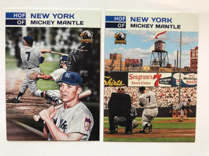 Mickey Mantle Lot of 2 Fierce Hall of Fame Baseball Cards 1 of 1000 X584-sGwbWJGidm59