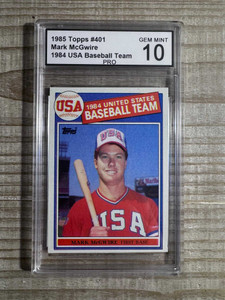 Mark McGwire Topps 1984 USA Baseball Team #104 PRO Graded Gem Mint 10 X584-oEFpGU3reIMO