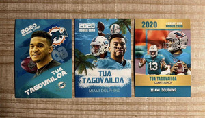 Tua Tagovailoa 2020 NFL Rookie Lot of 3 Football Cards - Miami Dolphins X584-M7ZyAcq3TIcA