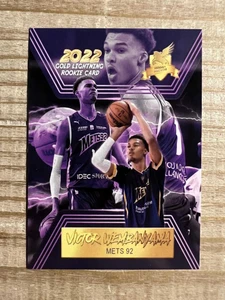 Victor Wembanyama 2022 Gold Lightning Rookie Basketball Card - Mets 92 X584-fvONuARrWy85