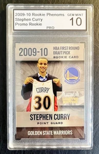2009-10 Rookie Phenoms #30 Stephen Curry Platinum Rookie Promo Card - Graded PRO Gem Mint 10 X584-jDjS15wNKgVu