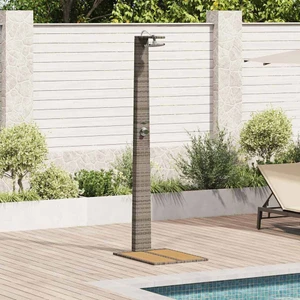  Garden Shower Poly Rattan Grey A949-42003416