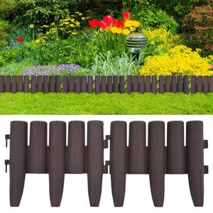  Lawn Edgings 36 pcs Brown 393.7" PP A949-48620