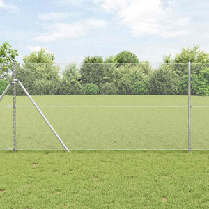  Hexagon Fence 3.28 x 164.04 ft Galvanised steel Silver A949-42005717