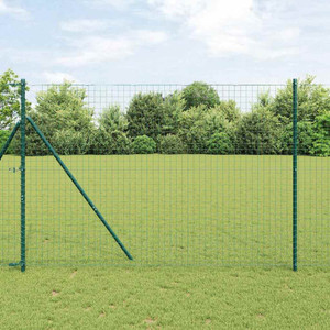  Euro Fence 5.25 x 32.81 ft PVC-coated iron Green A949-42004337