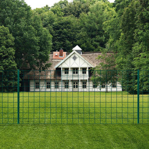  Euro Fence Steel 65.6x2.6'Green A949-142814