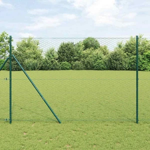  Hexagon Fence 5.25 x 82.02 ft PVC Green A949-42005402